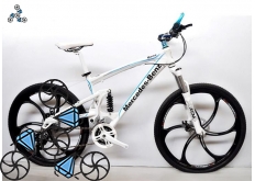 Велосипед Mercedes M3 White B/Black на литых дисках